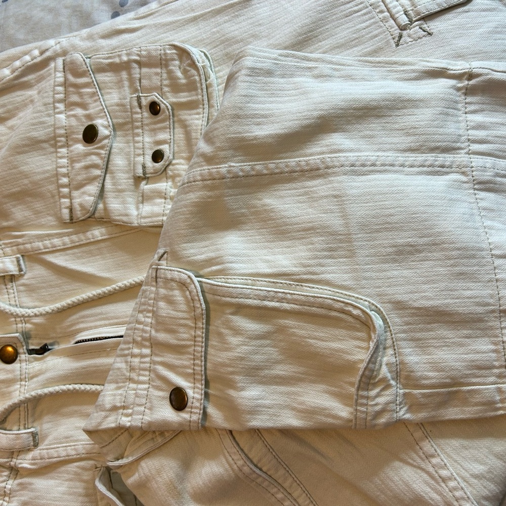 We The Free Tahiti Cargo Pants Tofu Medium - Picture 6 of 8